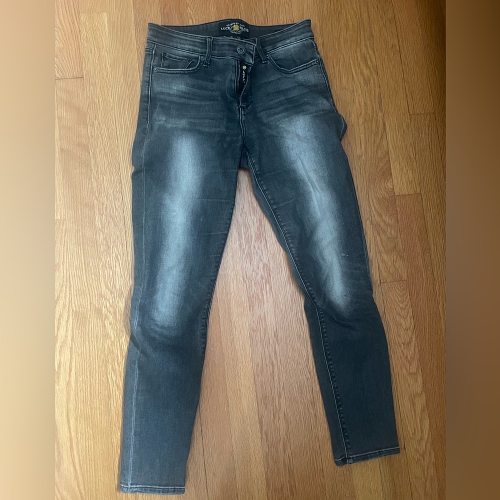 Lucky jeans women’s Ava skinny style grey